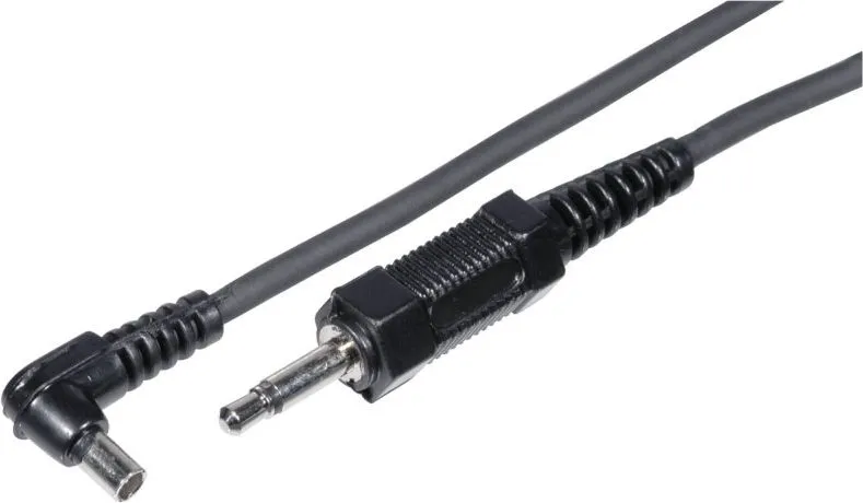 Kabllo sinkronizimi Walimex 12795, 420cm, prizë 3.5mm jack, e zezë - 1
