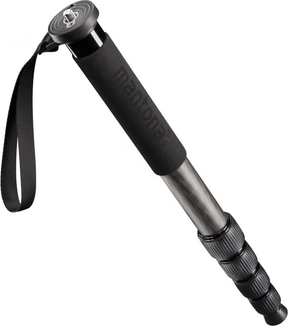 Monopod Mantona Pro One, fibër karboni, 44 165cm, i zi - 1