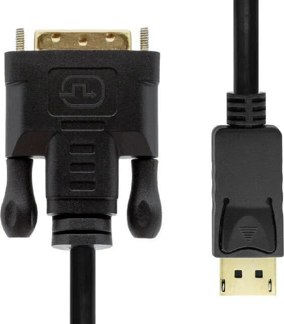 Kabllo DisplayPort në DVI-D ProXtend DP1.2-DVI241-003, 3m, e zezë - 1
