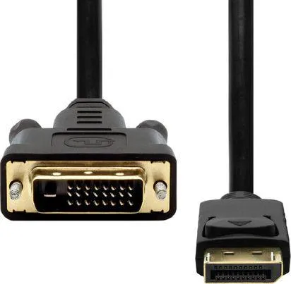 Kabllo DisplayPort në DVI-D ProXtend DP1.2-DVI241-003, 3m, e zezë - 2