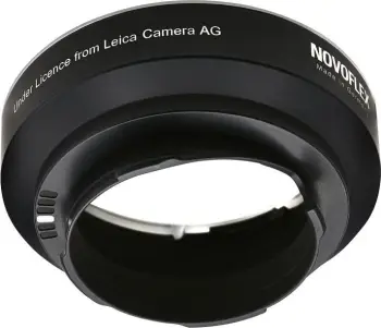 Adapter objektivi Novoflex LEM LER, Leica R në Leica M, metalik, i zi