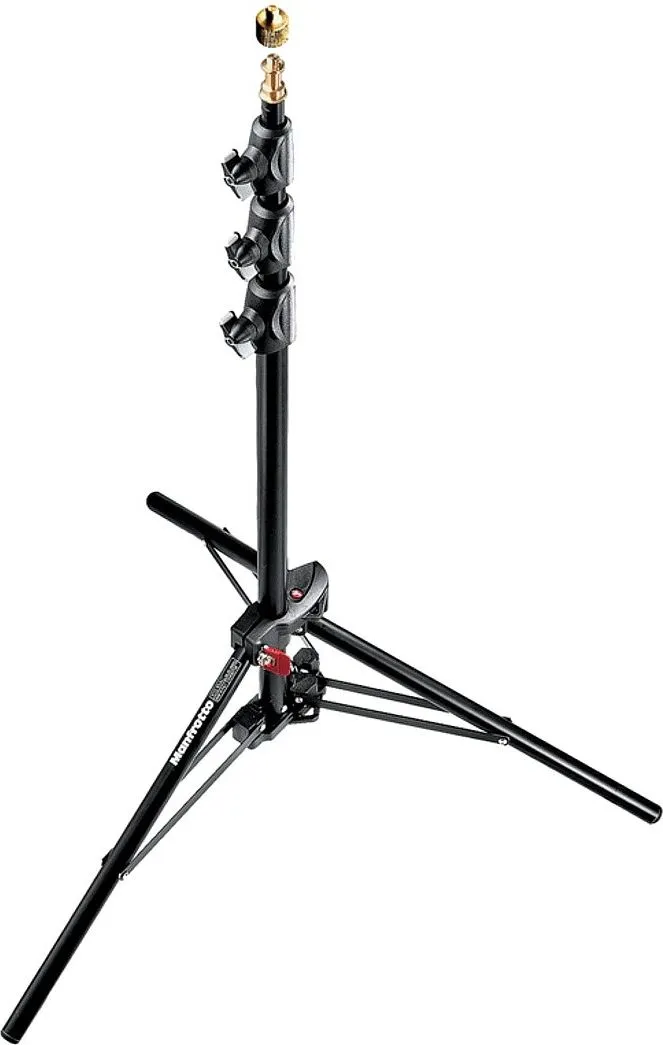 Stativ ndriçimi Manfrotto 1051BAC, 2.1m, kapacitet 4kg, i zi - 1
