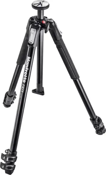 Stativ trekëmbësh Manfrotto MT190X3, alumin, 3 seksione, i zi