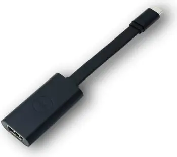 Adapter USB Dell USB C në HDMI 470 ABMZ, port HDMI, i zi