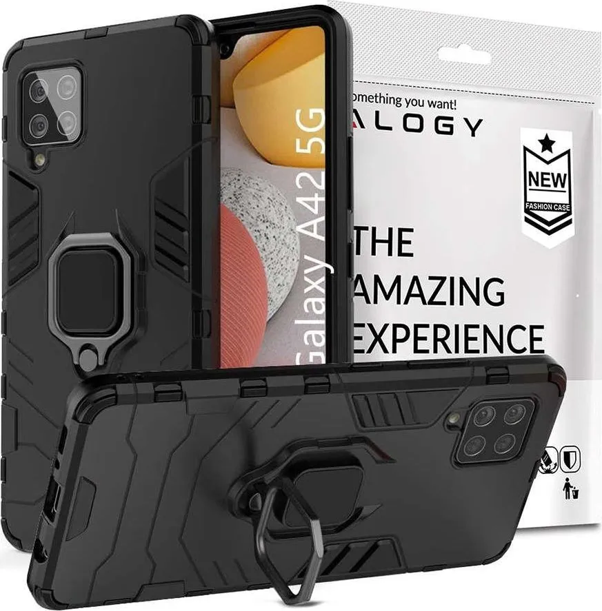 Mbrojtëse Alogy për Samsung Galaxy A42 5G, e zezë - 1