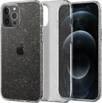 Mbrojtëse Spigen Liquid Crystan për iPhone 12 Pro Max, me kristale vezulluese