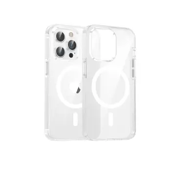 Dviced MagSafe iPhone 15 Pro Clear Case, White