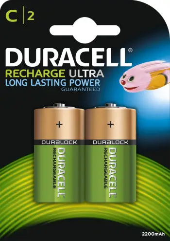 Bateri të rikarikueshme Duracell Blue+ C R14, 2200mAh, 2 copë