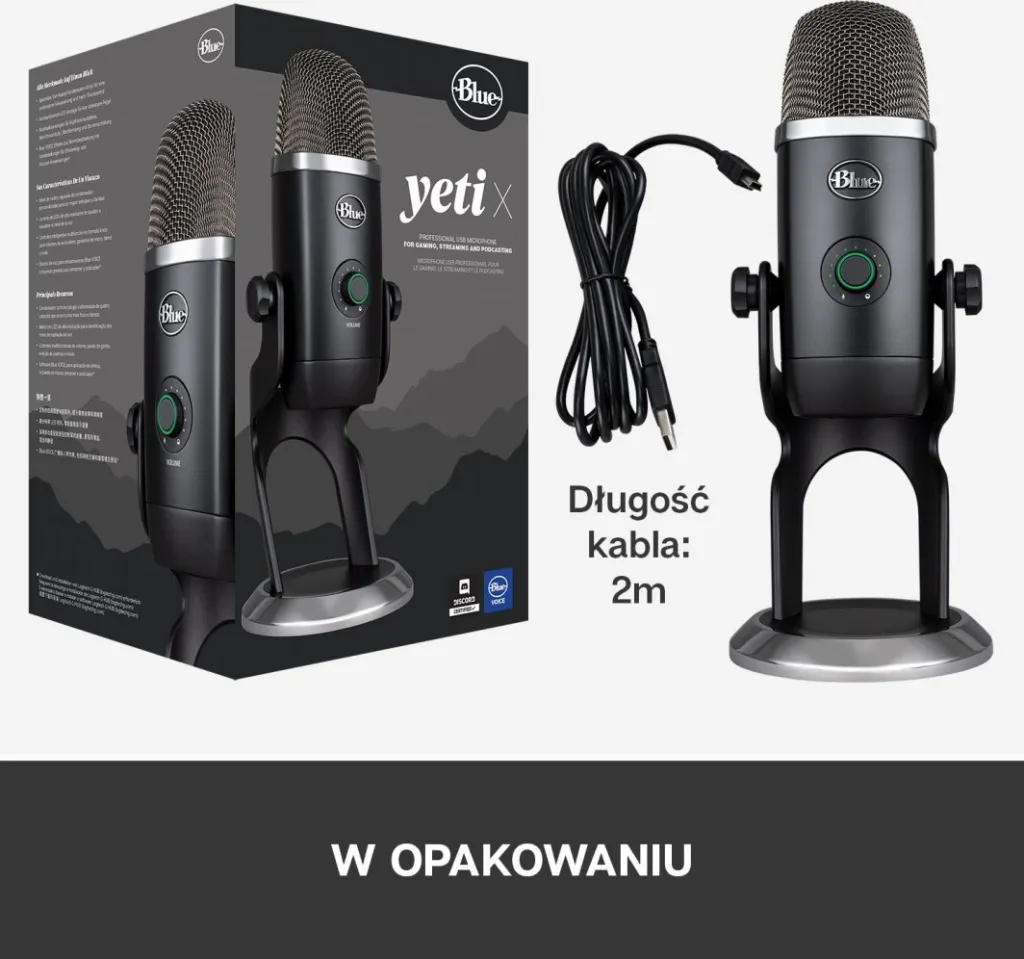 Mikrofon Blue Yeti X Pro, i zi - 9