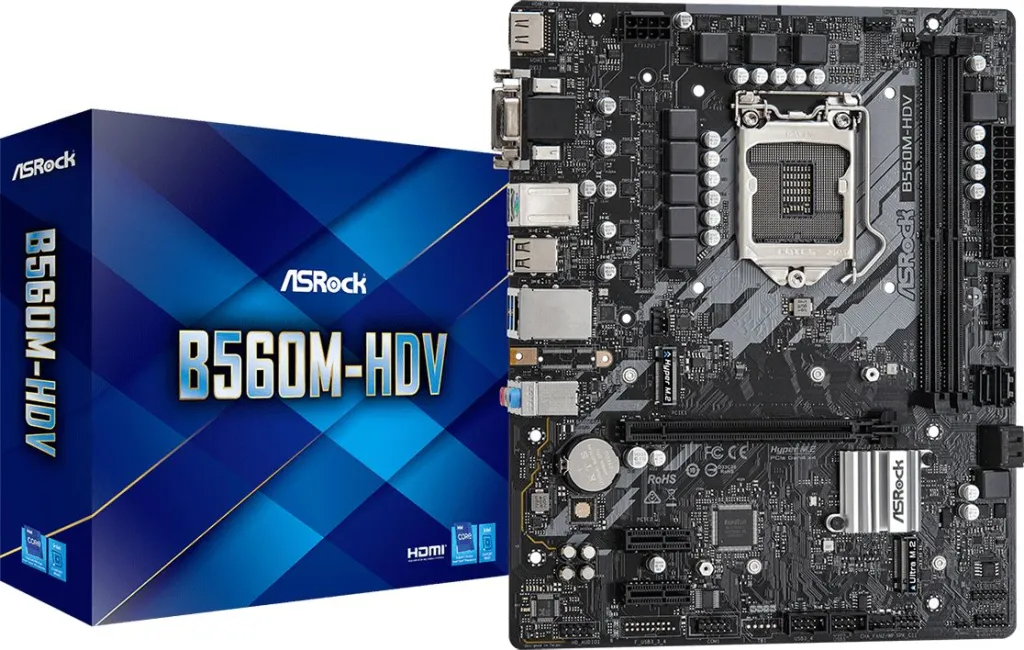 Pllakë amë DDR4 ASRock B560M-HDV - 1