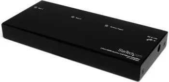 Ndarës HDMI StarTech.com 2 porta, amplifier sinjali, Full HD 1080p, i zi
