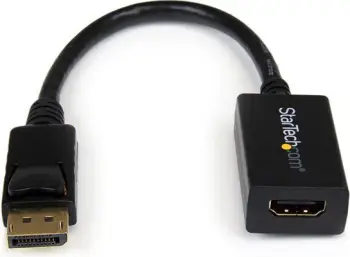 Përshtatës StarTech DisplayPort në HDMI AV, i zi