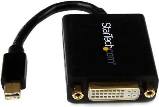 Adapter video StarTech MDP2DVI, Mini DisplayPort në DVI, i zi - 1