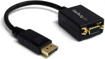 Adapter DisplayPort në VGA StarTech.com DP2VGA, aktiv, 1080p, i zi
