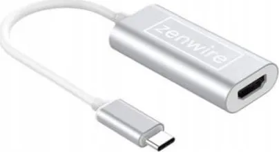 Adapter kabllo USB C në HDMI Zenwire ZC-9, 3.1, 4K, i bardhë - 1