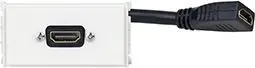 Prizë murale HDMI Vivolink WI221273, modul muror, e bardhë