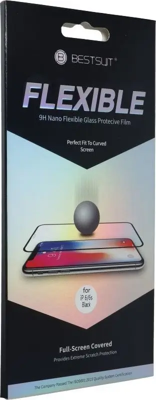 Xham mbrojtës Partner Tele.com Flexible Nano Glass 5D, për iPhone 12 Pro Max 6.7", i zi