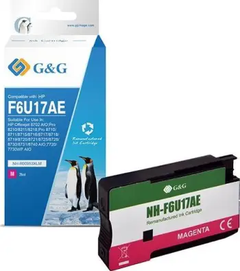 Kartutë boje G+G Remanufactured HP 953XLM, kapacitet i lartë, magenta