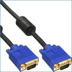 Kabllo VGA InLine 17723S, D Sub 15 pin, 7m, blu