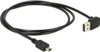Kabllo USB DeLOCK EASY USB 83543, USB A në Mini USB B, 1 m, e zezë