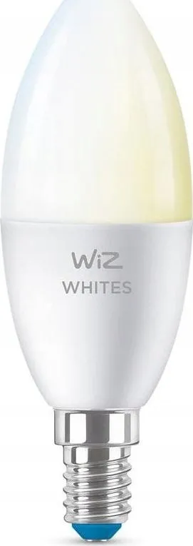 Llambë inteligjente WiZ Candle C37, 4.9W, E14, e bardhë - 1