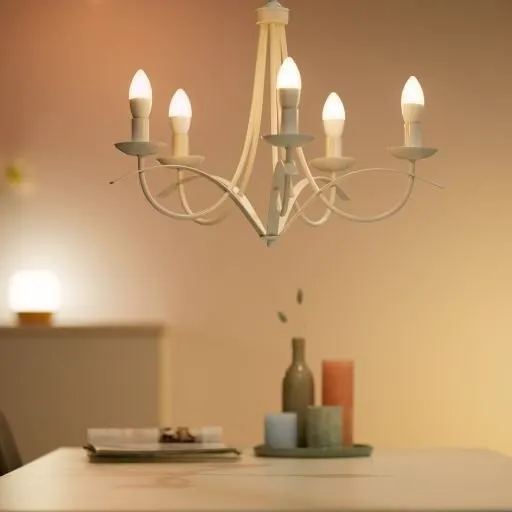 Llambë inteligjente WiZ Candle C37, 4.9W, E14, e bardhë - 5