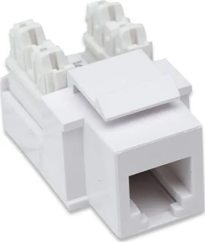 Prizë keystone telefonike Intellinet 502795, RJ11 RJ12, punch down, e bardhë - 2