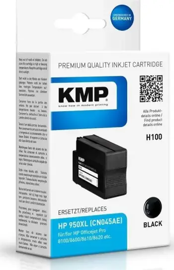 Patronë boje KMP H100, kompatibil me HP 950XL CN045AE, i zi