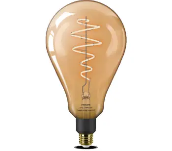 Llambë smart Philips Wiz E27, 25W LED, dritë e bardhë e ftohtë dhe e ngrohtë, transparente