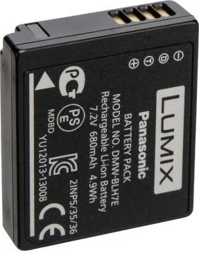 Bateri për kamera Panasonic DMW BLH7E, origjinale, e zezë - 1