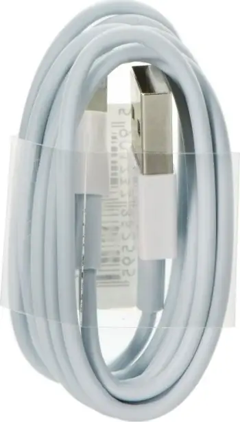 Kabllo Partner Tele.com Lightning - USB A (5901737852595), 1m, e bardhë