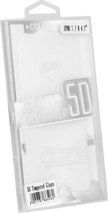 Xham mbrojtës 5D Full Glue për iPhone 7 8 SE 2020 SE 2022, Tempered Glass, transparnet