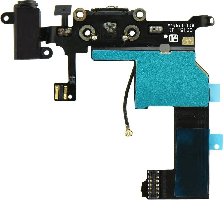 Ribon karikues për iPhone 5, me konektor karikimi, i zi - 2