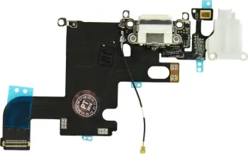 Fletë fleksibël me konektor karikimi dhe HF për iPhone 6 4.7", e bardhë