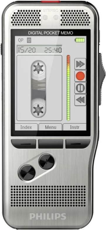Set diktimi Philips DPM 7200, Flash Card, çelik inox - 1