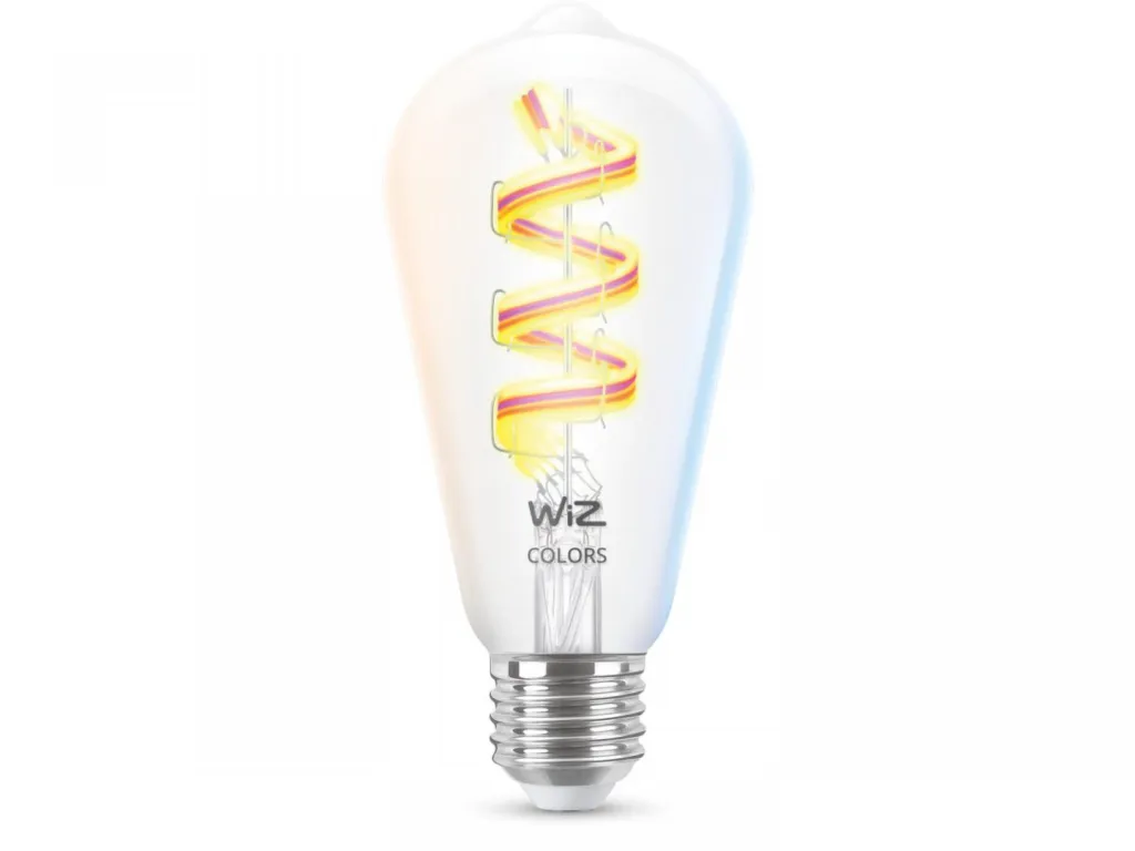 Llambë smart WiZ Filament Bulb Clear ST64, 40W, E27, transparente - 2