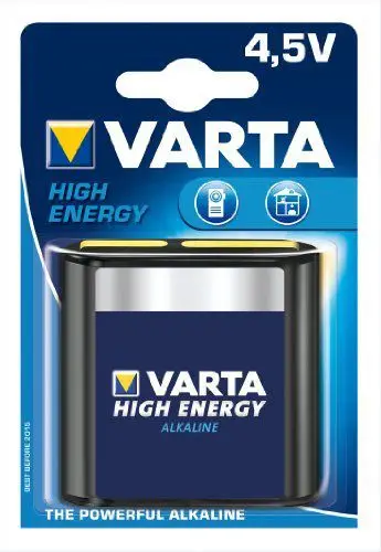 Bateri Varta High Energy 3R12, 4.5V, 1 copë