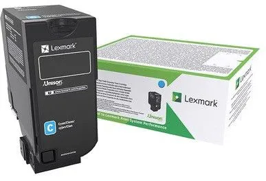 Toner Lexmark 74C2SCE, cyan, origjinal - 1