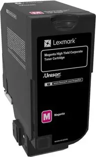 Toner Lexmark 74C2HME, magenta, rendiment i lartë, origjinal