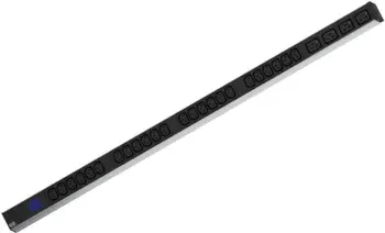 Zgjatës energjie Bachmann BN0500, 2 m, 28 dalje AC, i zi