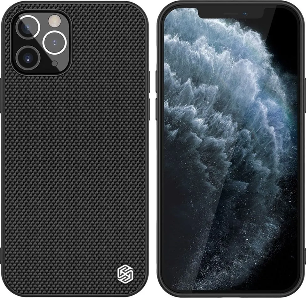 Mbrojtëse Nillkin Textured Case. për Apple iPhone 12 Pro Max, e zezë - 1