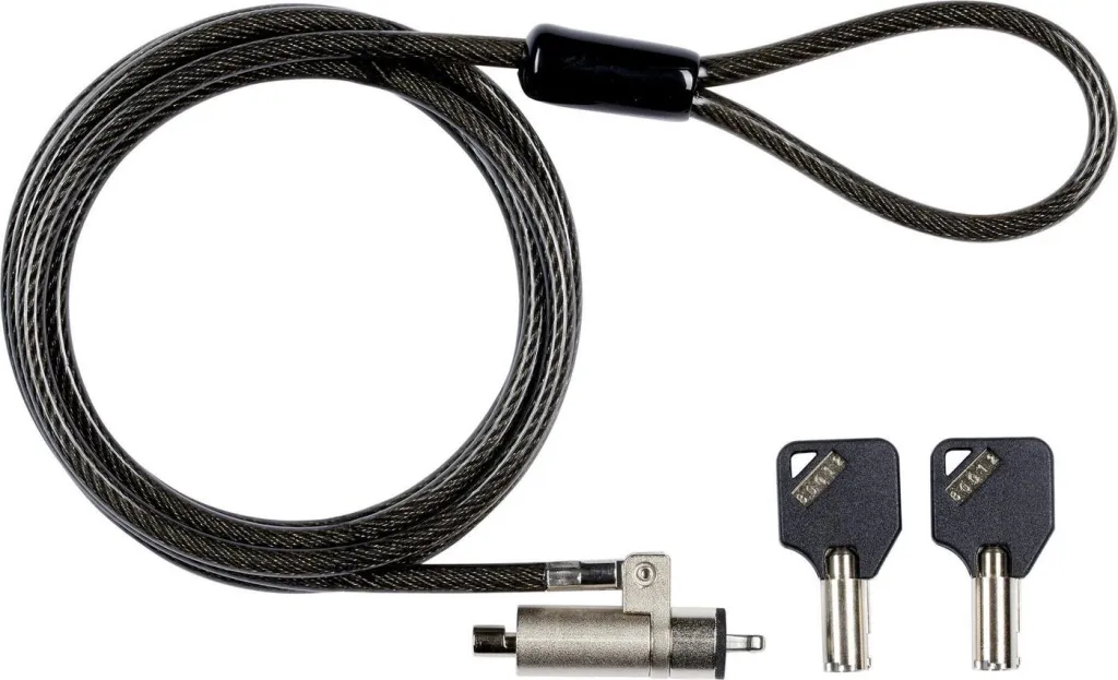 Kabllo sigurie DICOTA D30835, Kensington Lock, 2 m, e zezë - 1