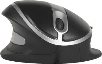 Maus ergonomik BakkerElkhuizen Oyster Mouse Wireless, vertikal, pa tel, gri