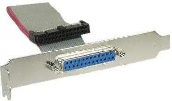 Braketë paralele Intos 33225B, LPT1 DB25, 26 pin, metalike