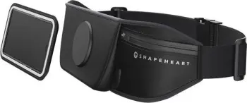 Rrip vrapimi Shapeheart Belt AMZ, madhësia M, mbajtëse telefoni magnetike, i zi