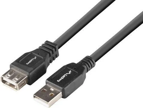 Kabllo USB Lanberg USB A në USB A, 1 m, USB 2.0, e zezë - 4