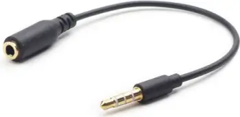 Përshtatës audio Gembird, 0.15 m, i zi