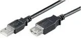 Kabllo Goobay USB A - USB A (93600), 3m, e zezë - 1