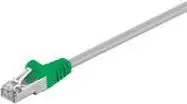 Kabllo rrjeti Wentronic CAT 5-100 FTP Cross, RJ-45 mashkull në mashkull, 1m, Cat 5e, gri