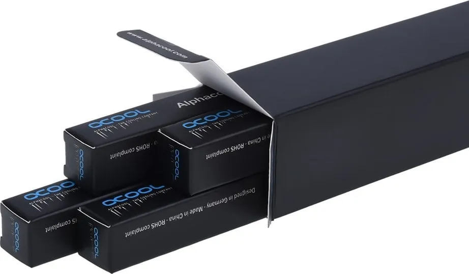 Set tuba akrilik Alphacool Plexi HardTube, 10mm ID 13mm OD, 60cm, transparent - 4